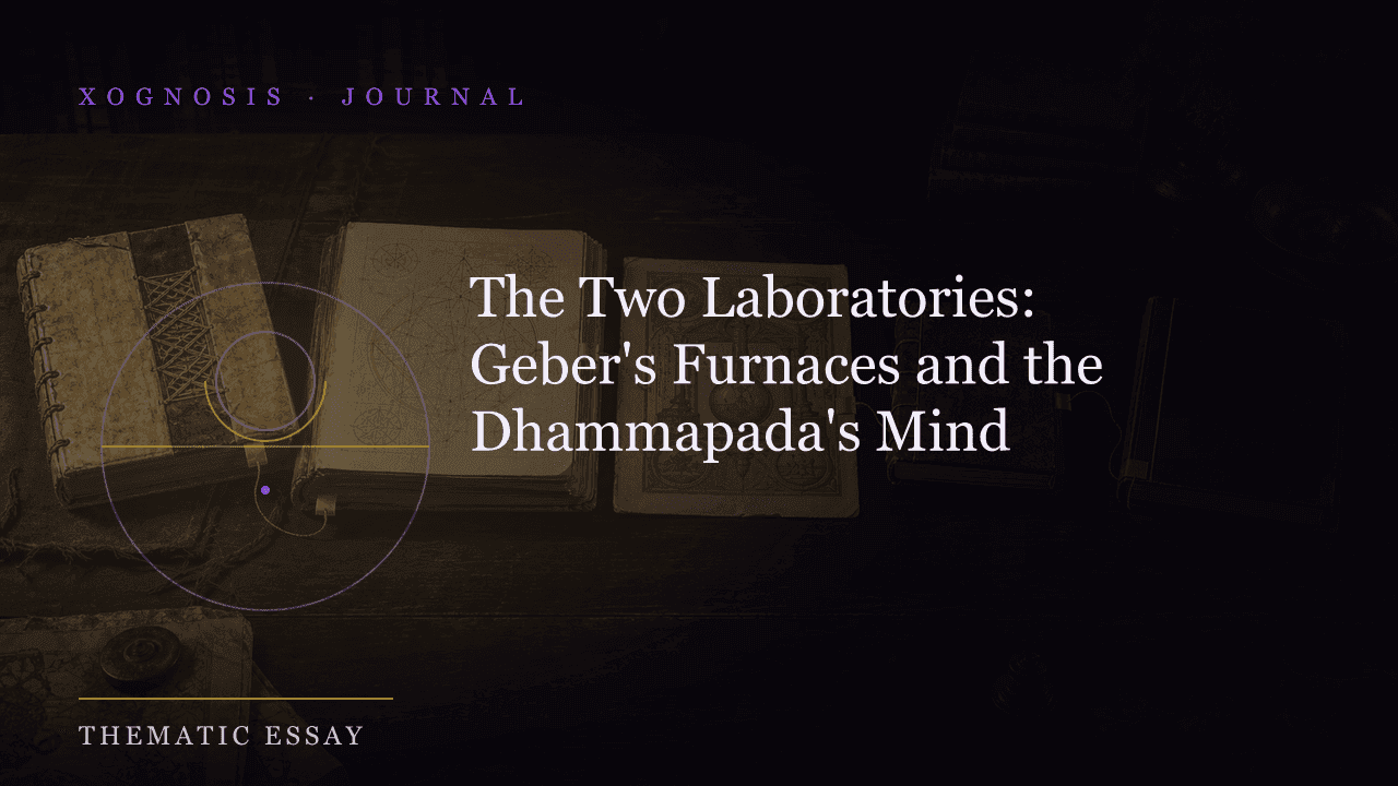 The Two Laboratories: Geber's Furnaces and the Dhammapada's Mind (Xognosis Journal cover)