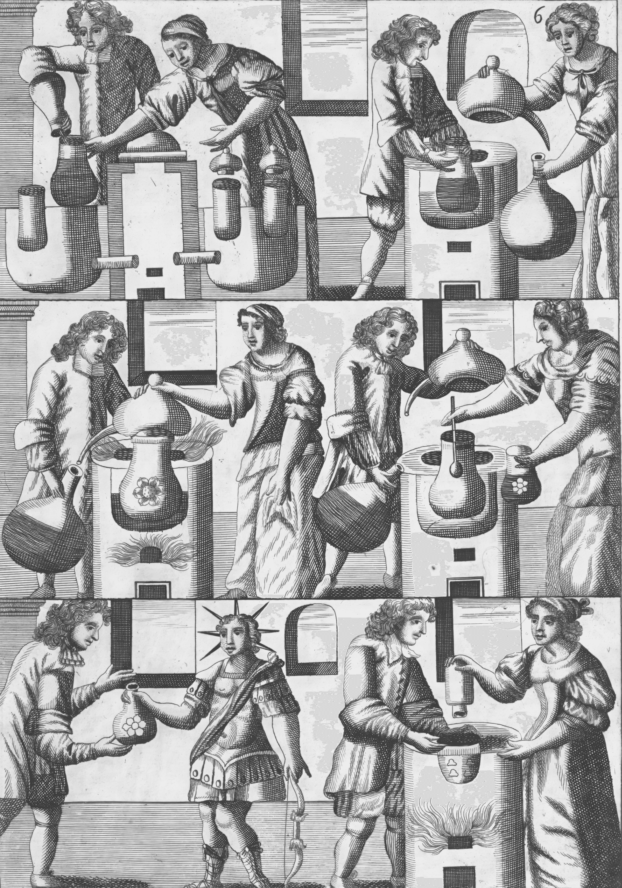 Mutus Liber - Plate 6