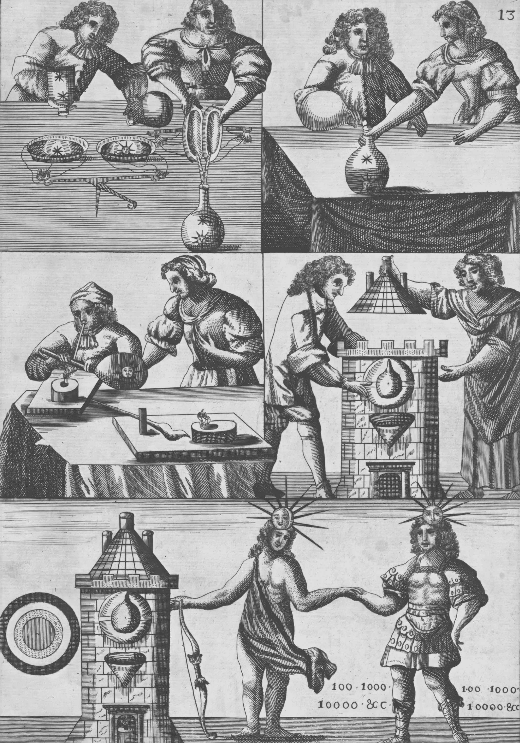 Mutus Liber - Plate 13