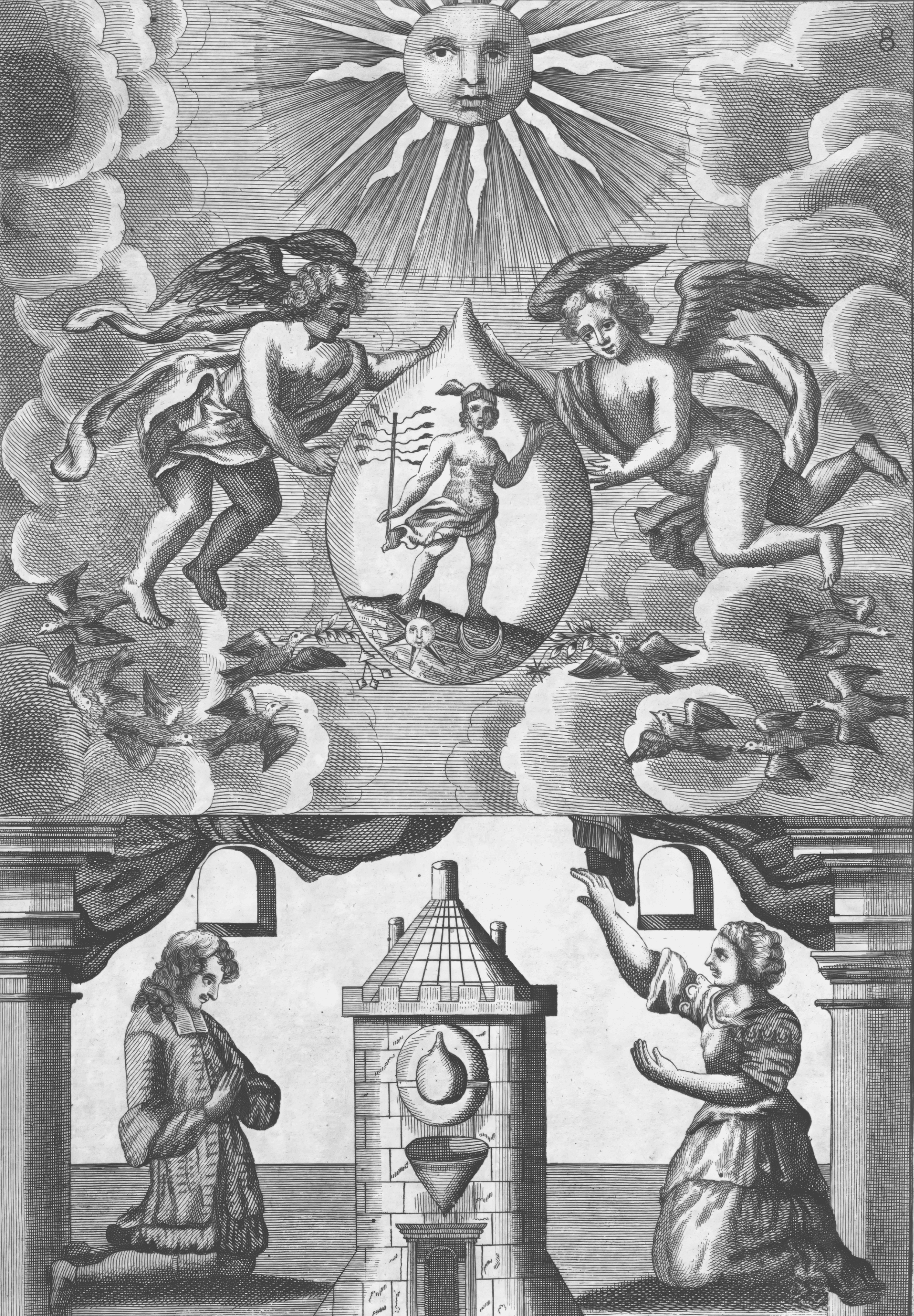 Mutus Liber - Plate 8