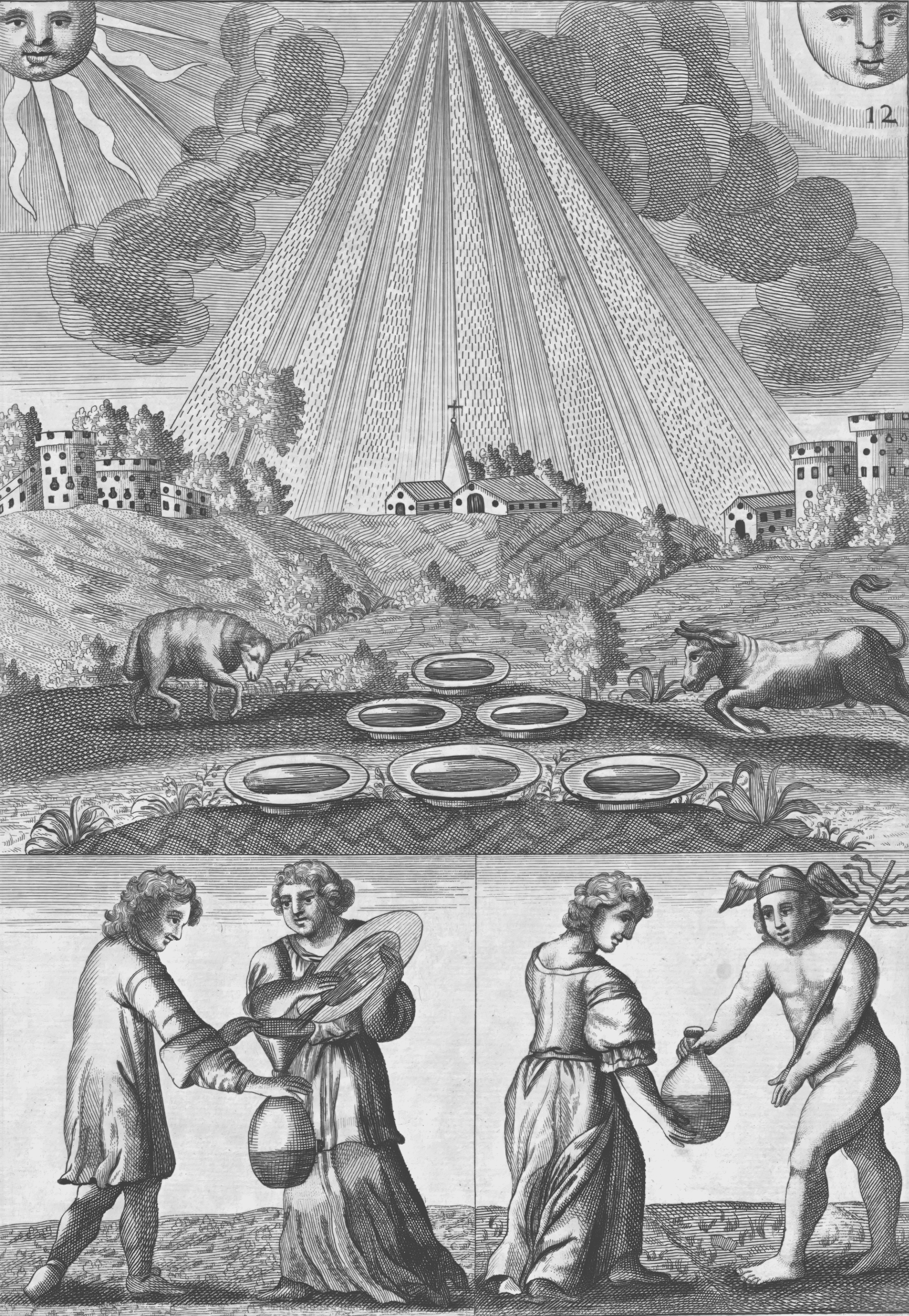 Mutus Liber - Plate 12