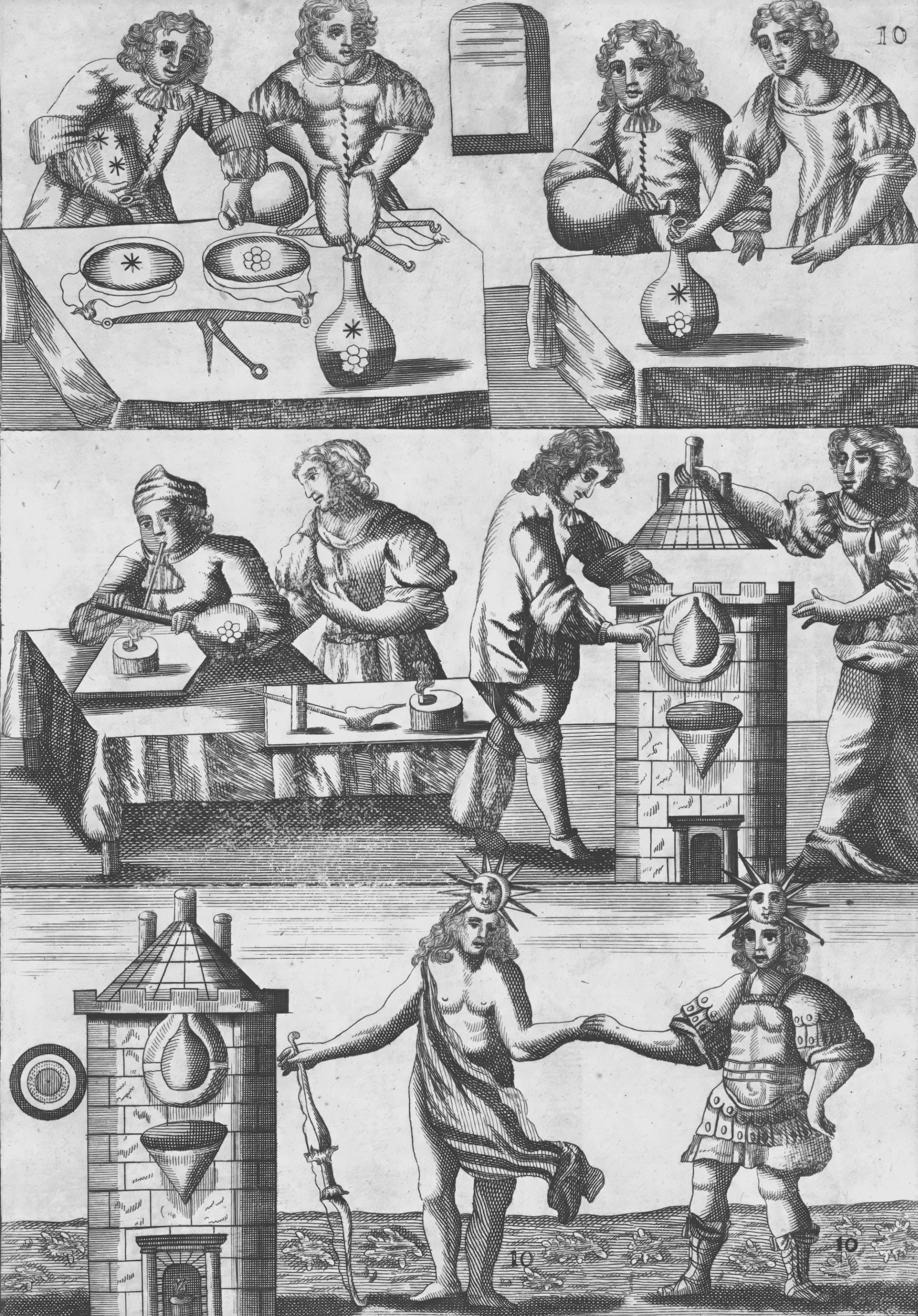 Mutus Liber - Plate 10