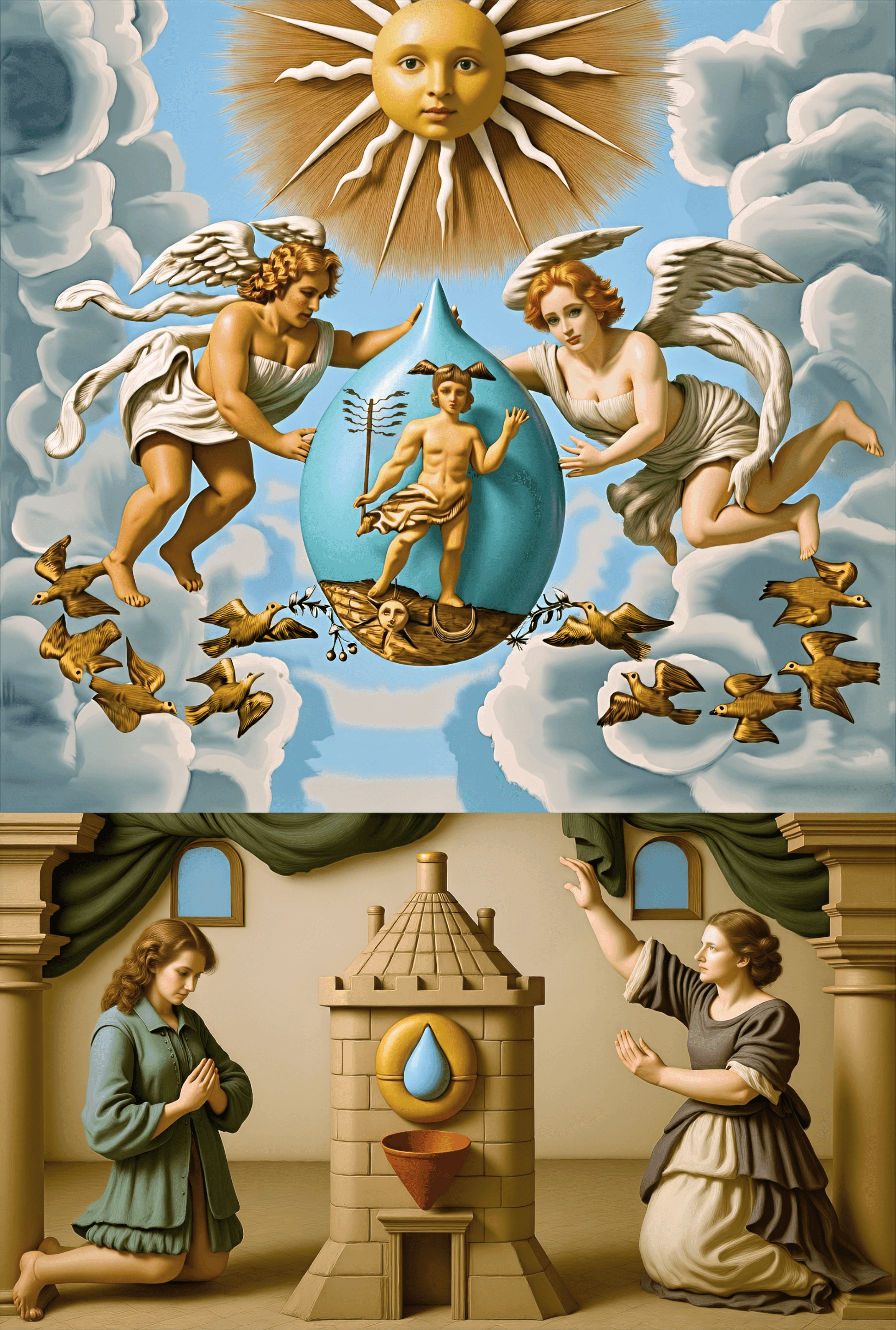 Mutus Liber - Plate 8 (Color Reimagining)