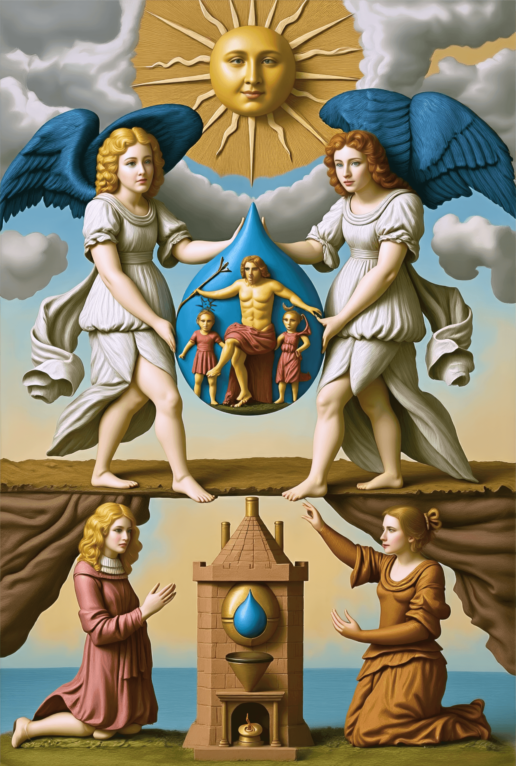 Mutus Liber - Plate 2 (Color Reimagining)