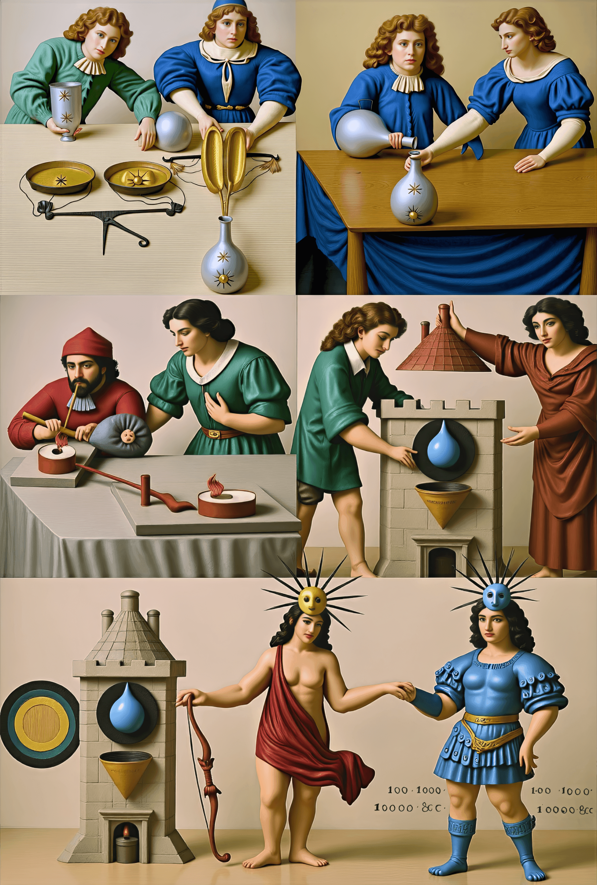 Mutus Liber - Plate 13 (Color Reimagining)