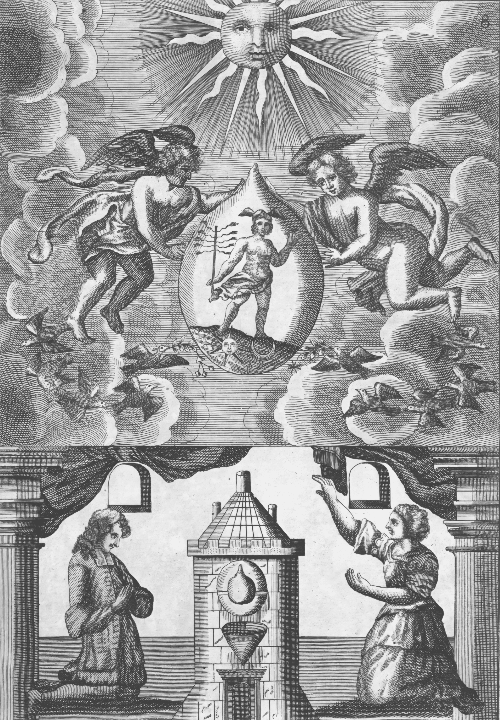 Mutus Liber - Plate 8