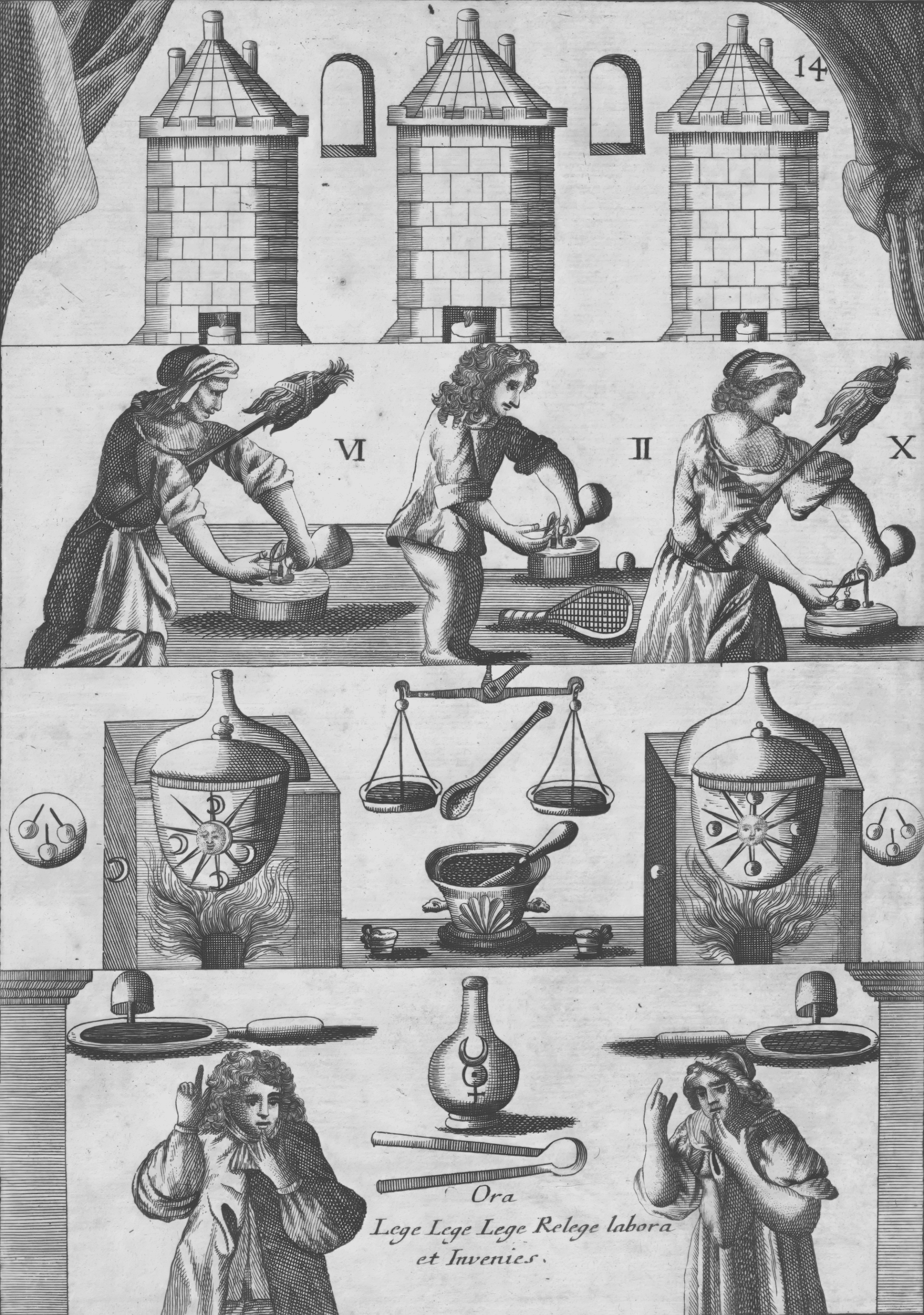 Mutus Liber - Plate 14