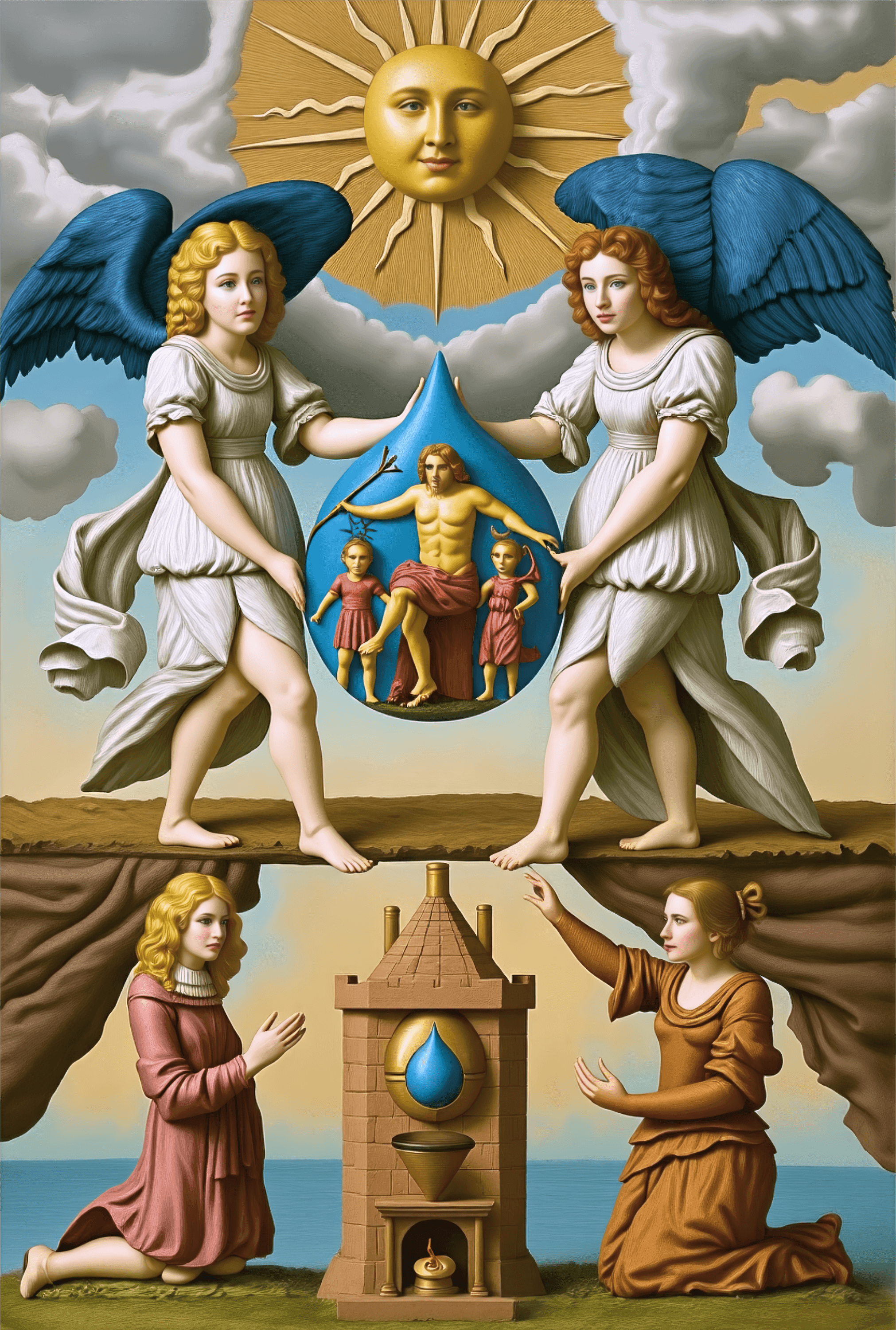 Mutus Liber - Plate 2 (Color Reimagining)