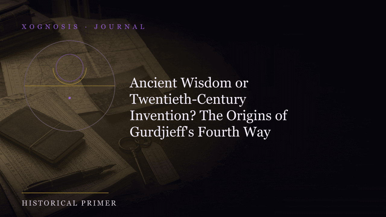 Ancient Wisdom or Twentieth-Century Invention? The Origins of Gurdjieff's Fourth Way (Xognosis Journal cover)