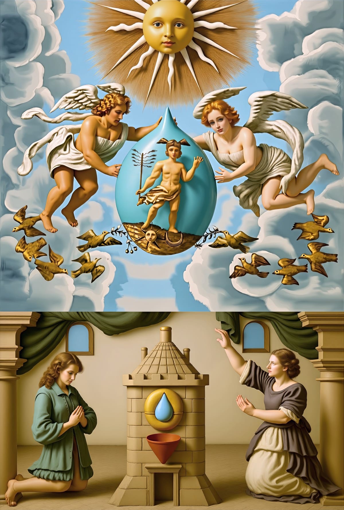 Mutus Liber - Plate 8 (Color Reimagining)
